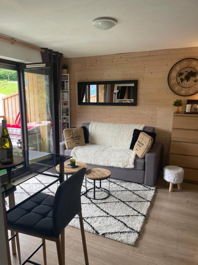 Studio Turquoise Quartier Grattague Vue Montblanc سا جيرفي لي با المظهر الخارجي الصورة
