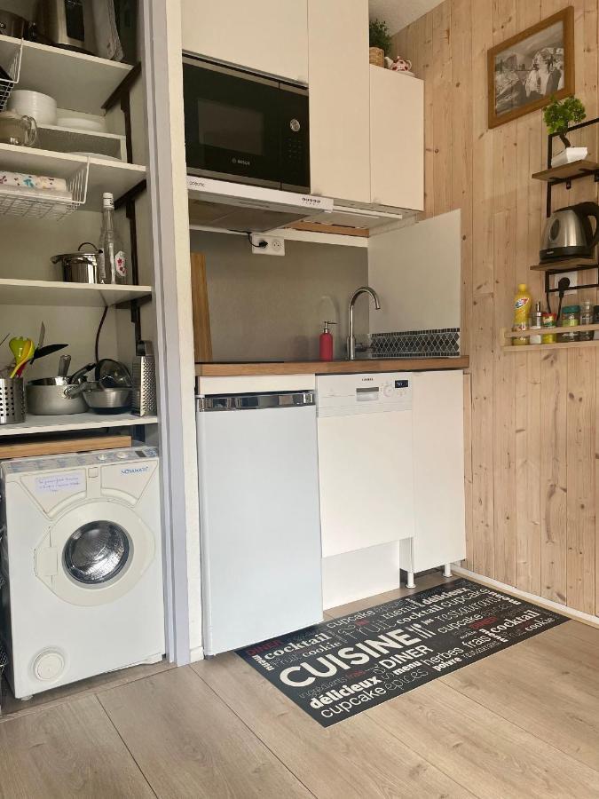 Studio Turquoise Quartier Grattague Vue Montblanc سا جيرفي لي با المظهر الخارجي الصورة