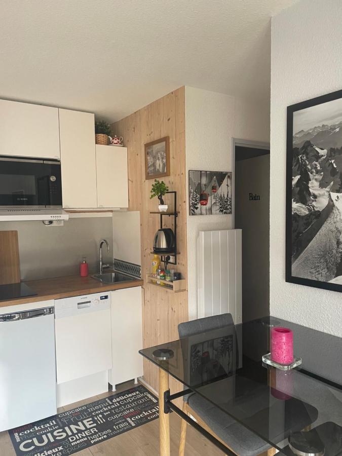 Studio Turquoise Quartier Grattague Vue Montblanc سا جيرفي لي با المظهر الخارجي الصورة